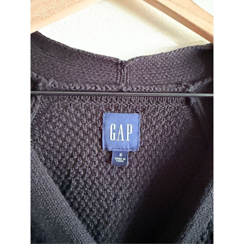 GAP 100% Cotton Button Down V Neck Cardigan Size S - Picture 4 of 5